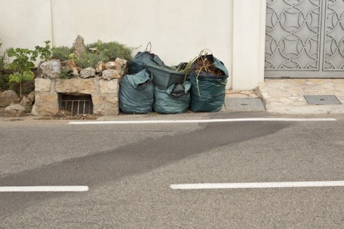 Illustration of PCI-compliant payment protection for rubbish clearance