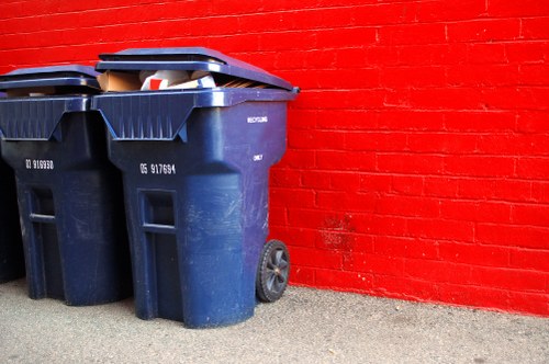 Recycling and reuse process with separated waste streams in London