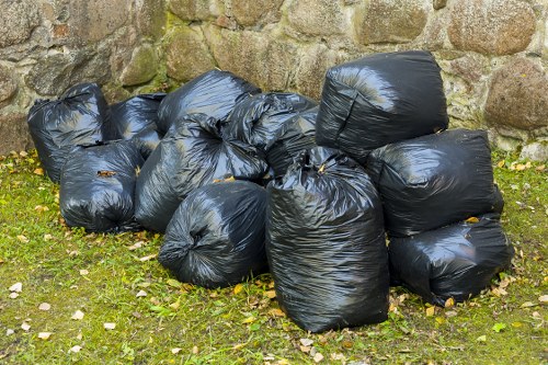 Careful estate contents removal in a London flat