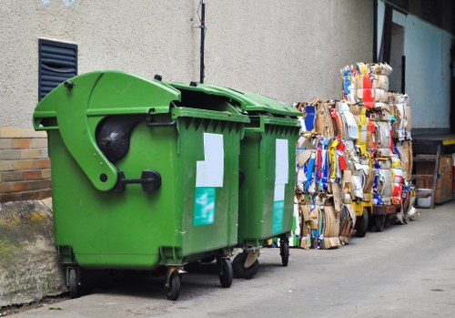 Commercial rubbish collection for an office or shop in central London