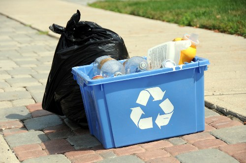 Local builders rubbish removal service handling bulky waste from a London property