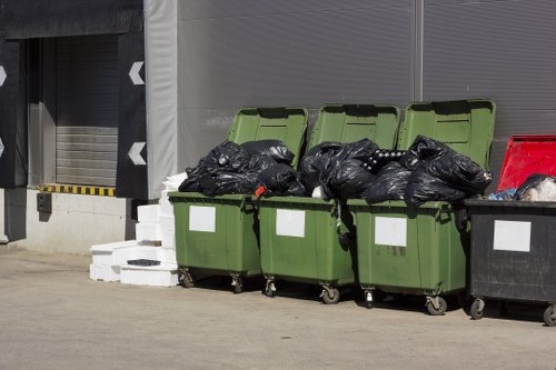 Prepared rubbish clearance collection for a London home or business